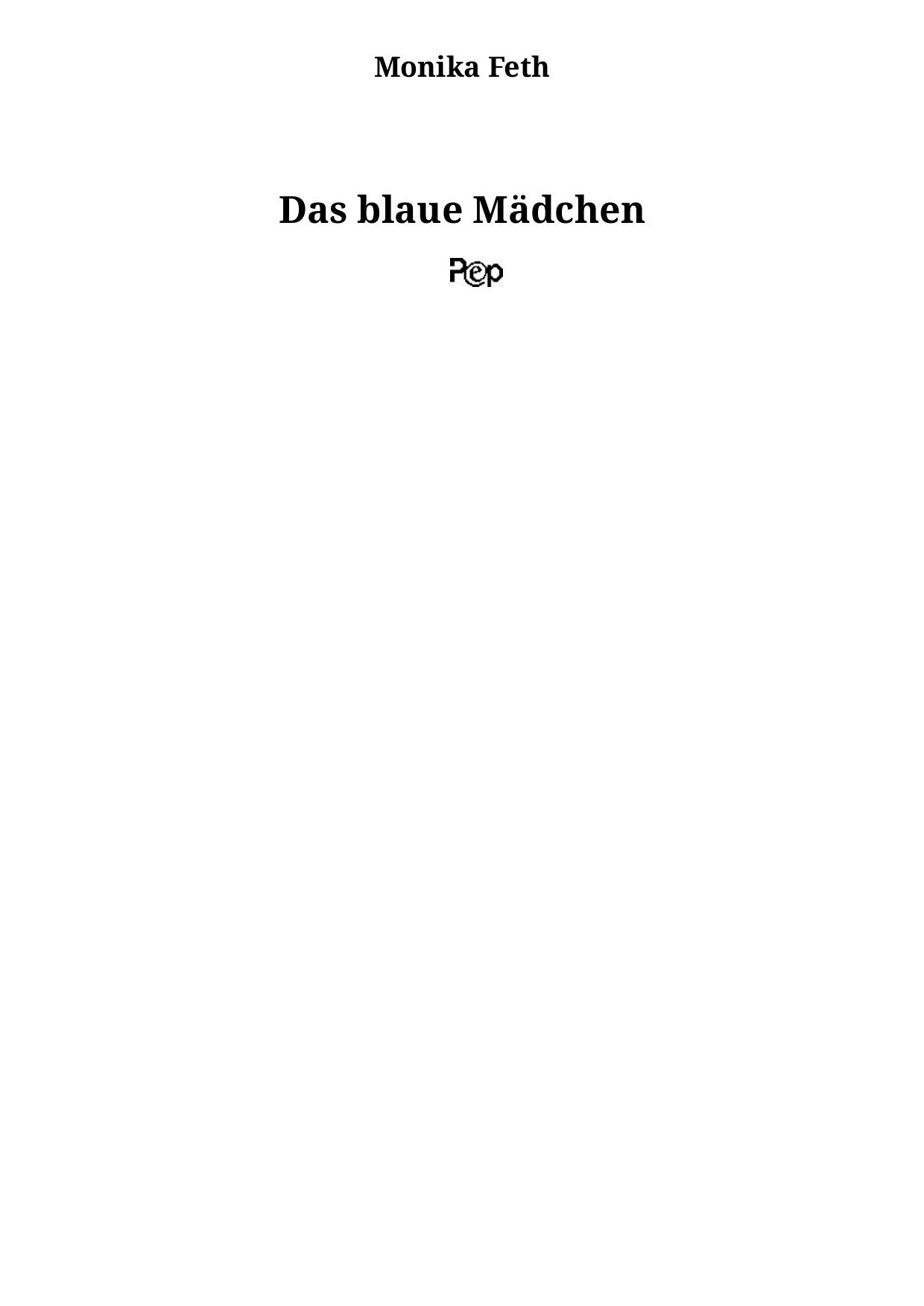 Das blaue Mädchen
