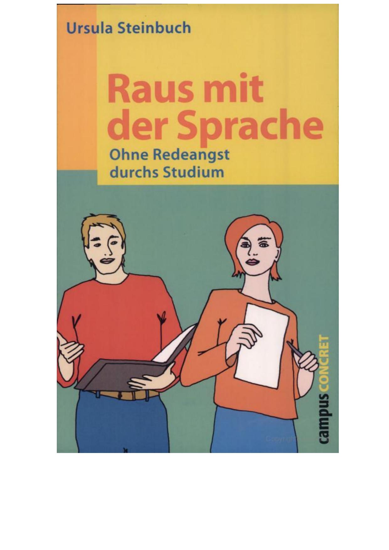 Raus mit der Sprache