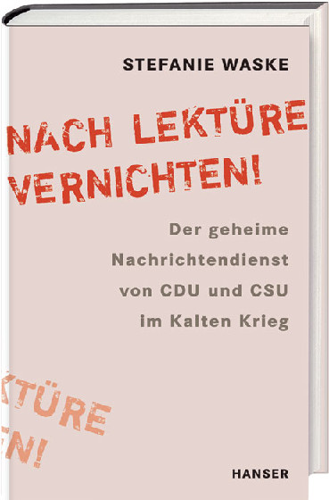 Nach Lektuere vernichten