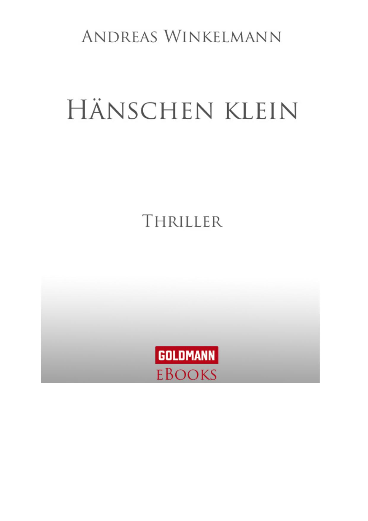 Hänschen klein - Winkelmann, A: Hänschen klein