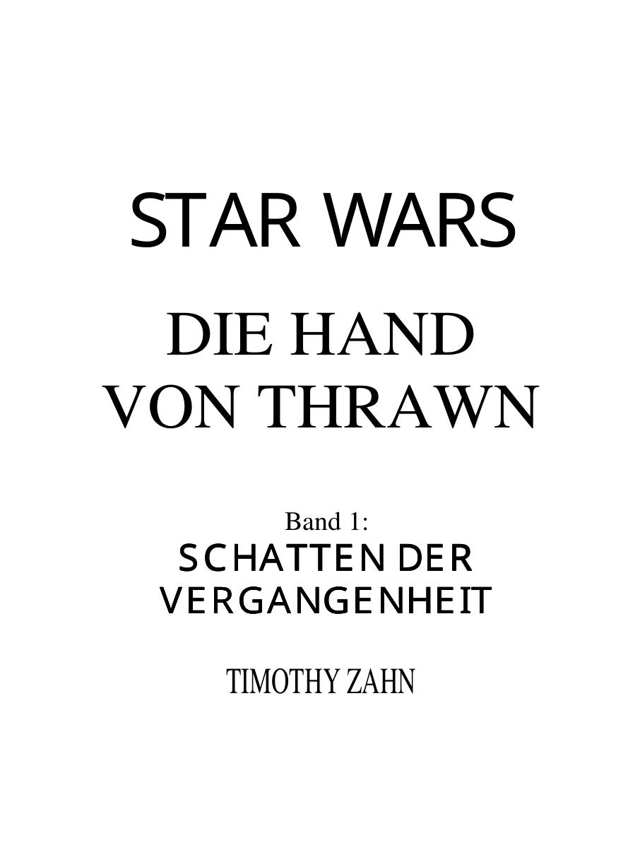 Die Hand von Thrawn Band 1