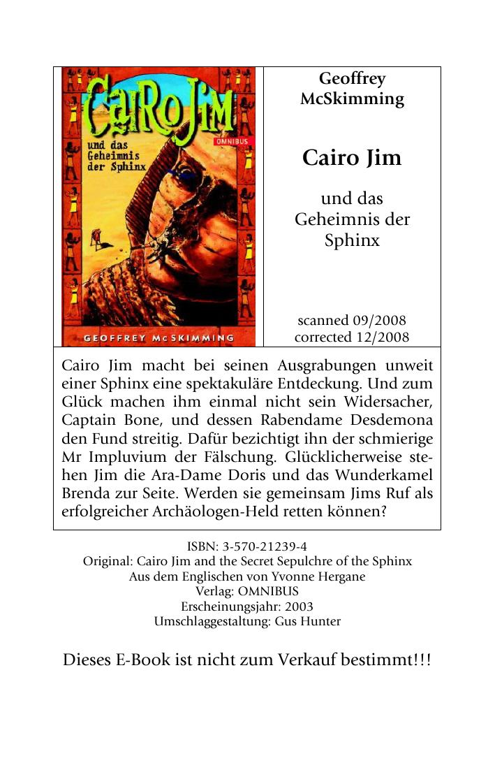 Das Geheimnis der Sphinx