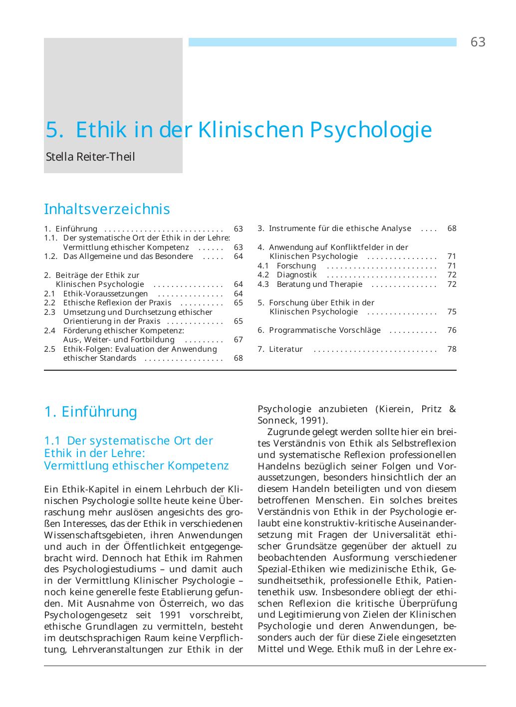U. Baumann, M. Perrez (Hrsg.): Lehrbuch Klinische Psychologie – Psychotherapie