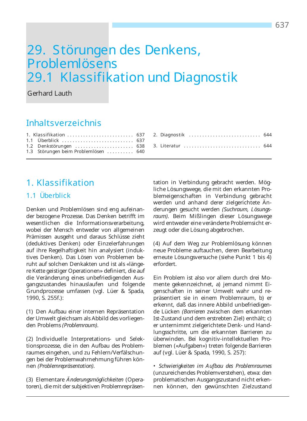 U. Baumann, M. Perrez (Hrsg.): Lehrbuch Klinische Psychologie – Psychotherapie