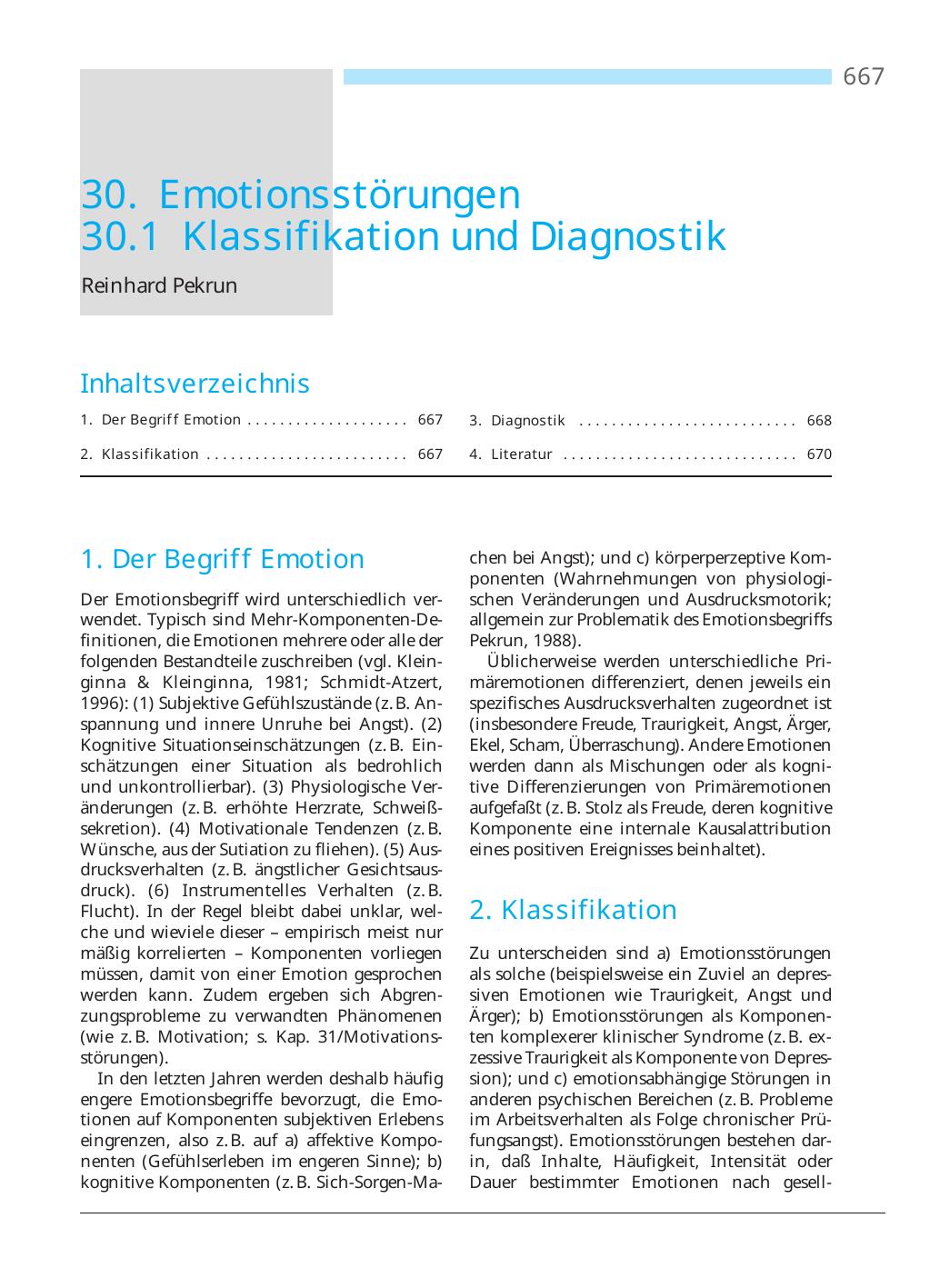 U. Baumann, M. Perrez (Hrsg.): Lehrbuch Klinische Psychologie – Psychotherapie
