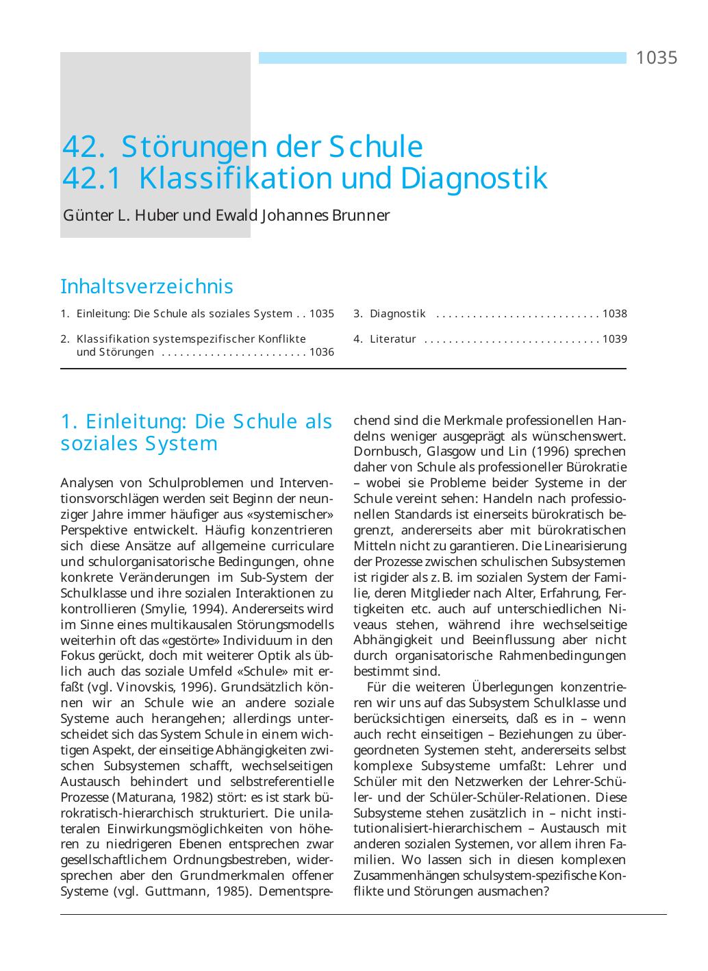 U. Baumann, M. Perrez (Hrsg.): Lehrbuch Klinische Psychologie – Psychotherapie