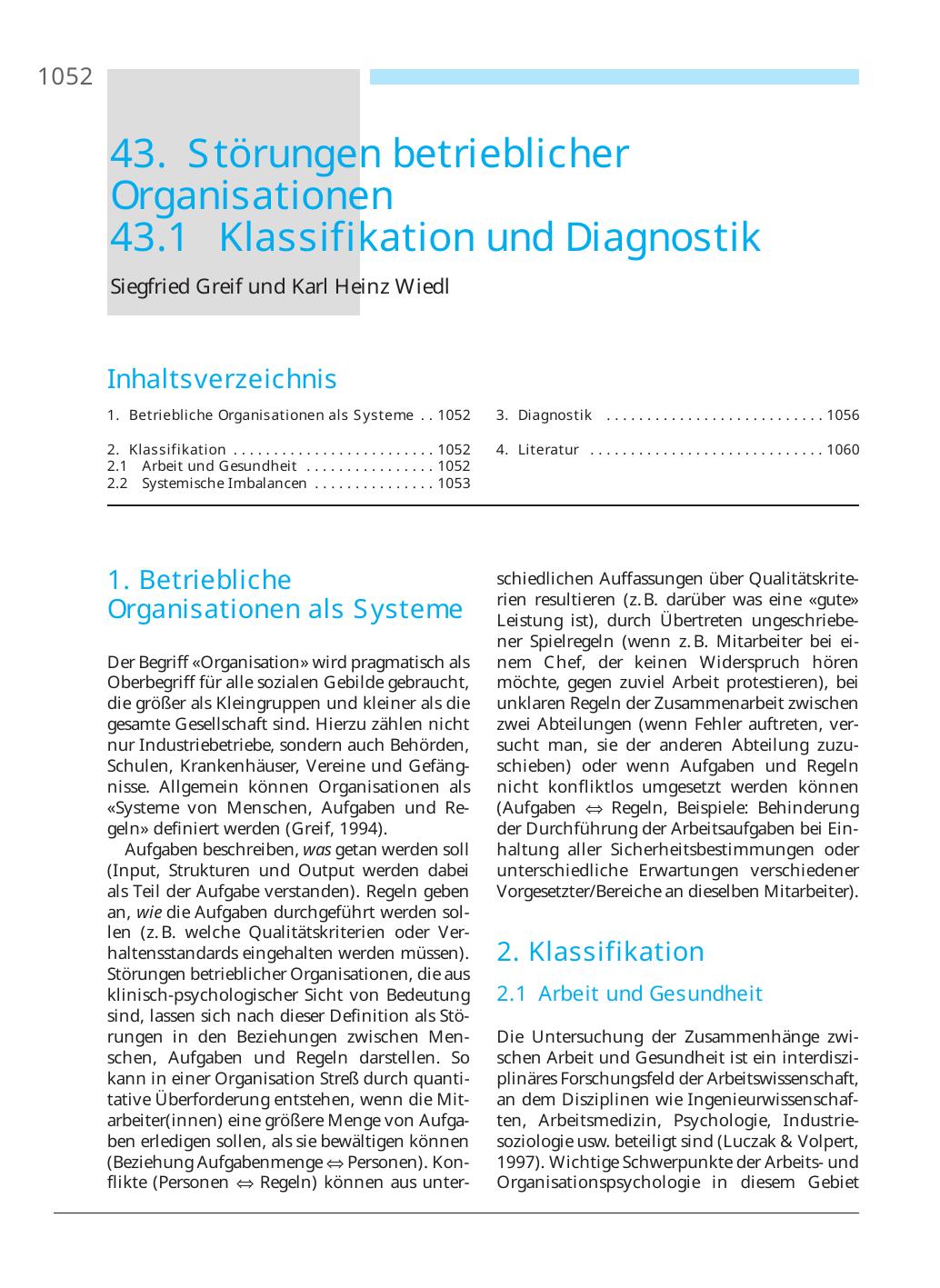 U. Baumann, M. Perrez (Hrsg.): Lehrbuch Klinische Psychologie – Psychotherapie