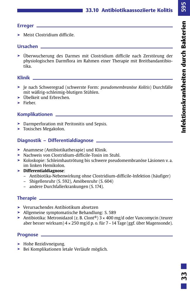 Infektionskrankheiten durch Bakterien II