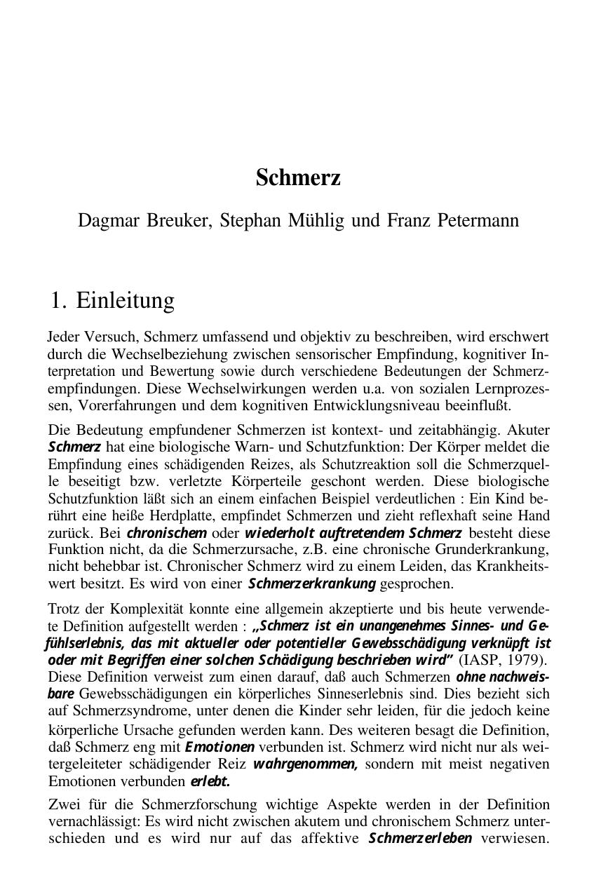 F. Petermann (Hrsg.): Lehrbuch der Klinischen Kinderpsychologie