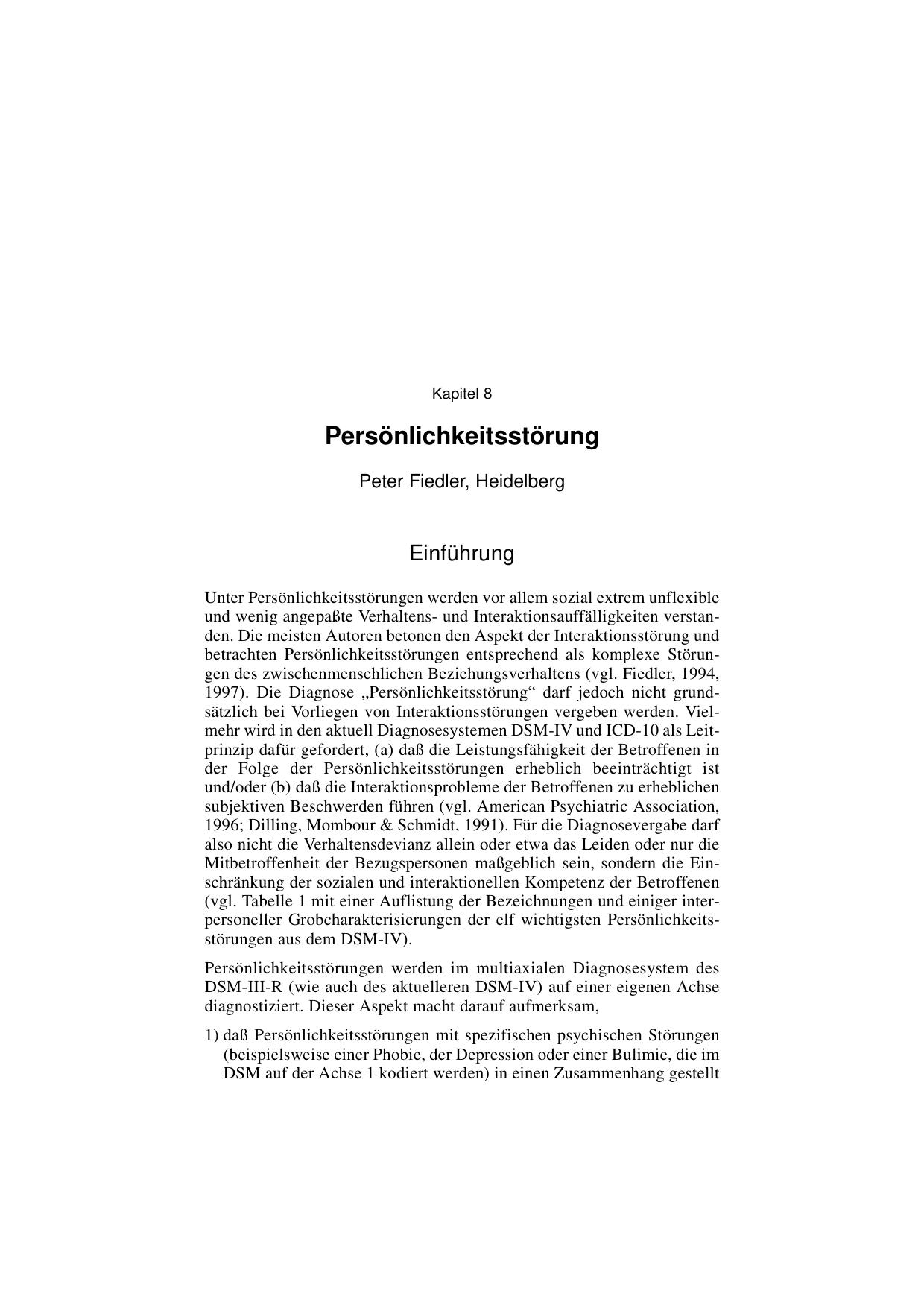 H. Reinecker (Hrsg.): Fallbuch der Klinischen Psychologie