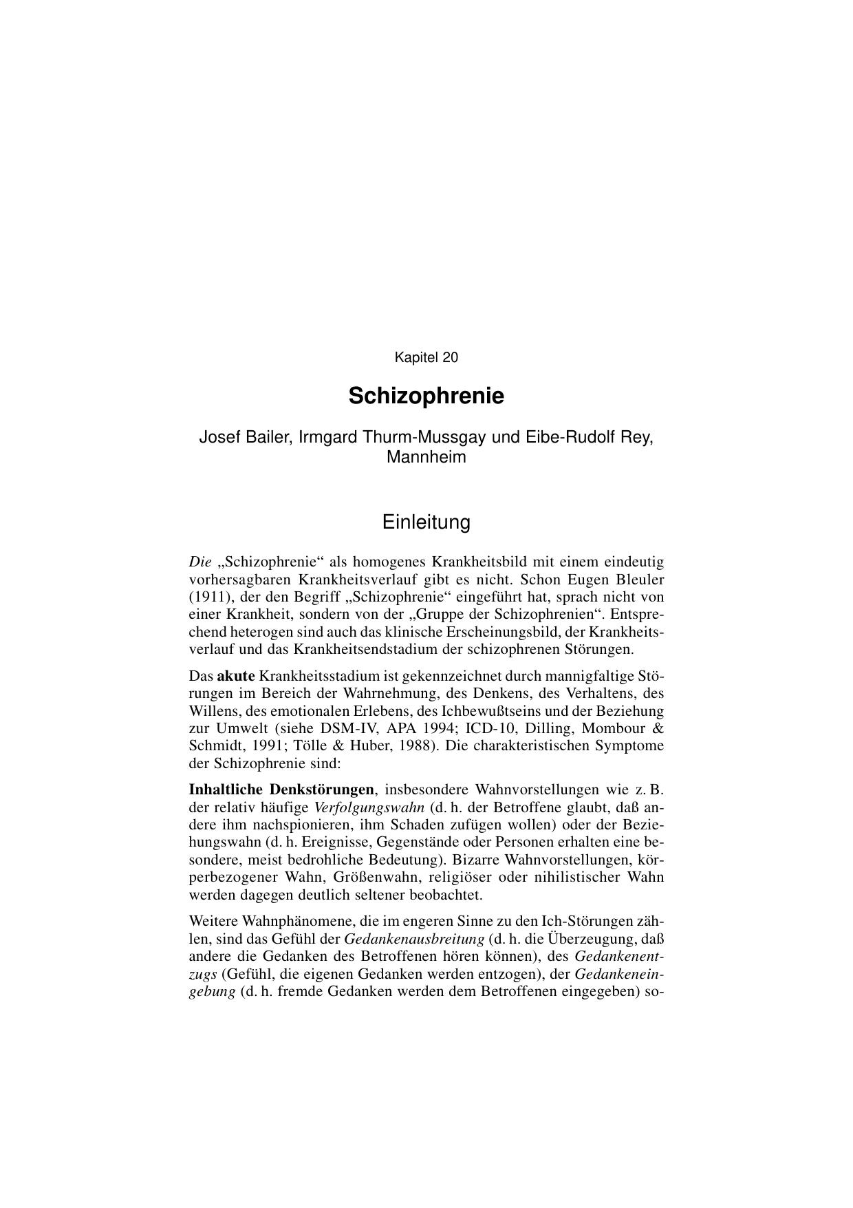 H. Reinecker (Hrsg.): Fallbuch der Klinischen Psychologie
