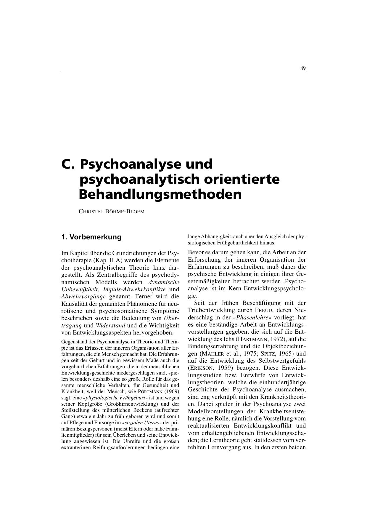 A.-E. Meyer, H. Freyberger, M. v. Kerekjarto, R. Liedtke & H. Speidel (Hrsg.): Jores Praktische Psychosomatik