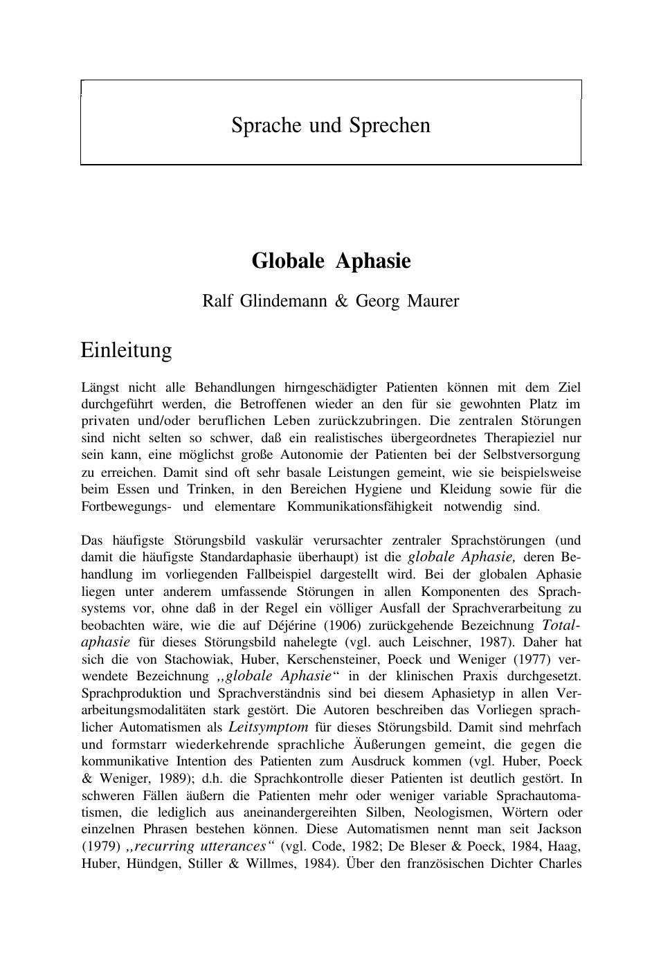 S. Gauggel & G. Kerkhoff (Hrsg.): Fallbuch der Klinischen Neuropsychologie
