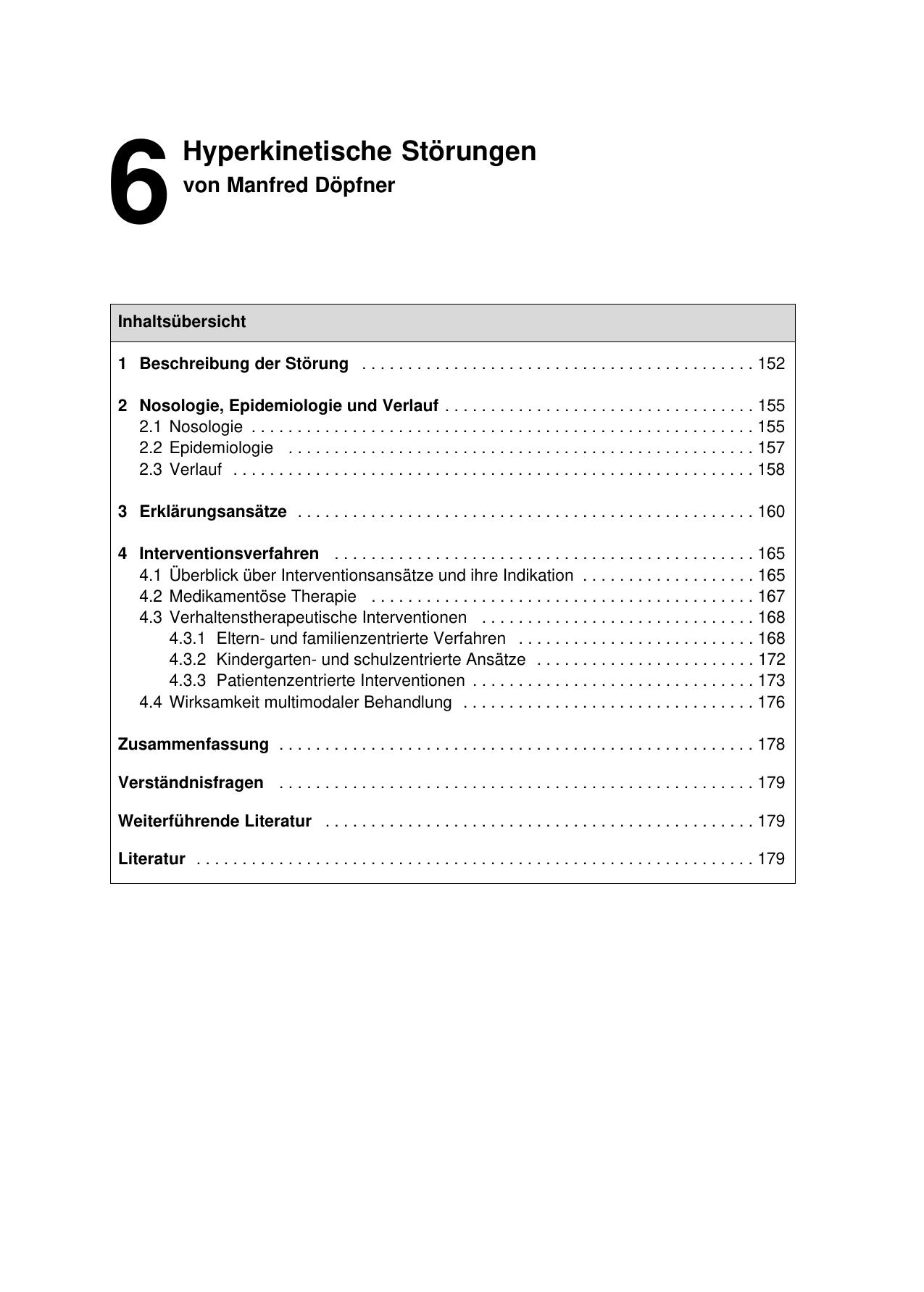 F. Petermann (Hrsg.): Lehrbuch der Klinischen Kinderpsychologie und -psychiatrie