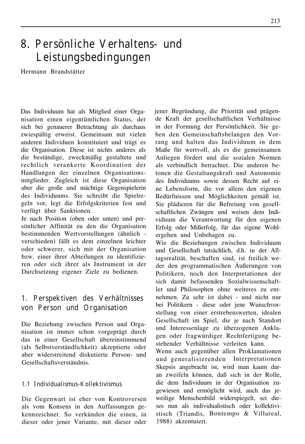 H. Schuler (Hrsg.): Lehrbuch Organisationspsychologie