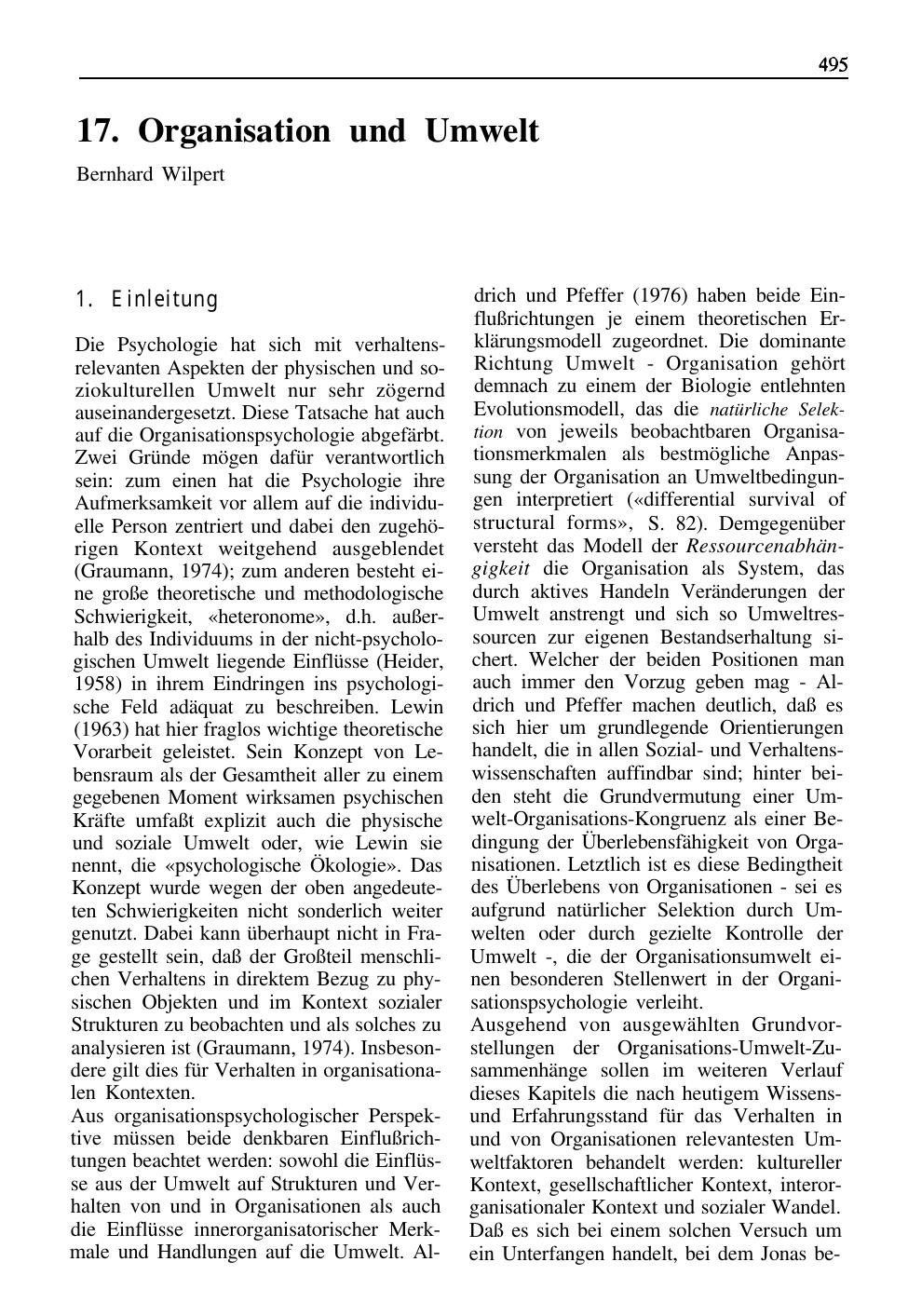 H. Schuler (Hrsg.): Lehrbuch Organisationspsychologie