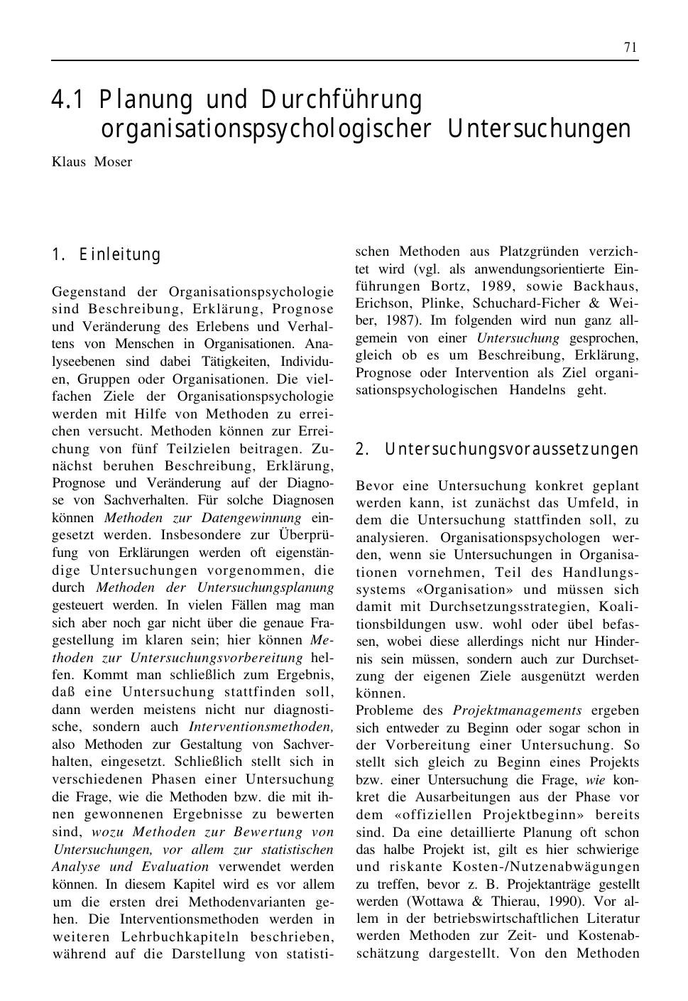 H. Schuler (Hrsg.): Lehrbuch Organisationspsychologie