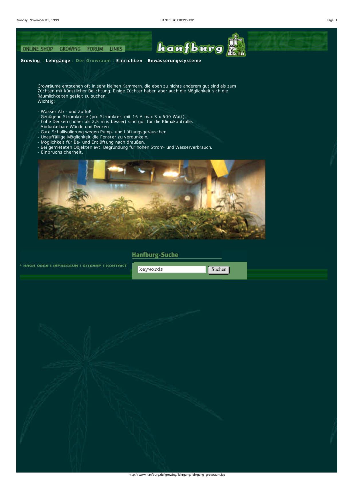 Der Growroom