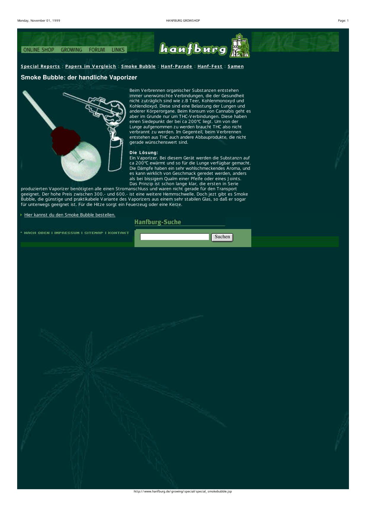 Smokebubble - der handliche Vaporizer