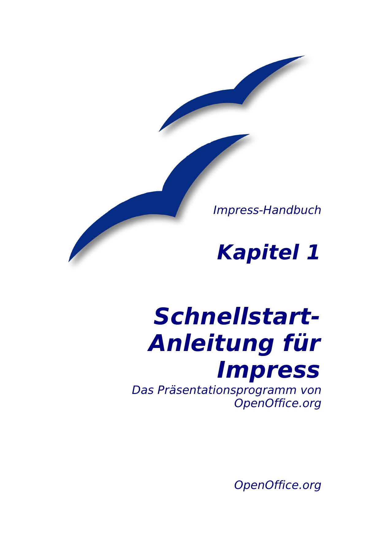 Schnellstart-Anleitung für Impress