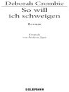 So will ich schweigen