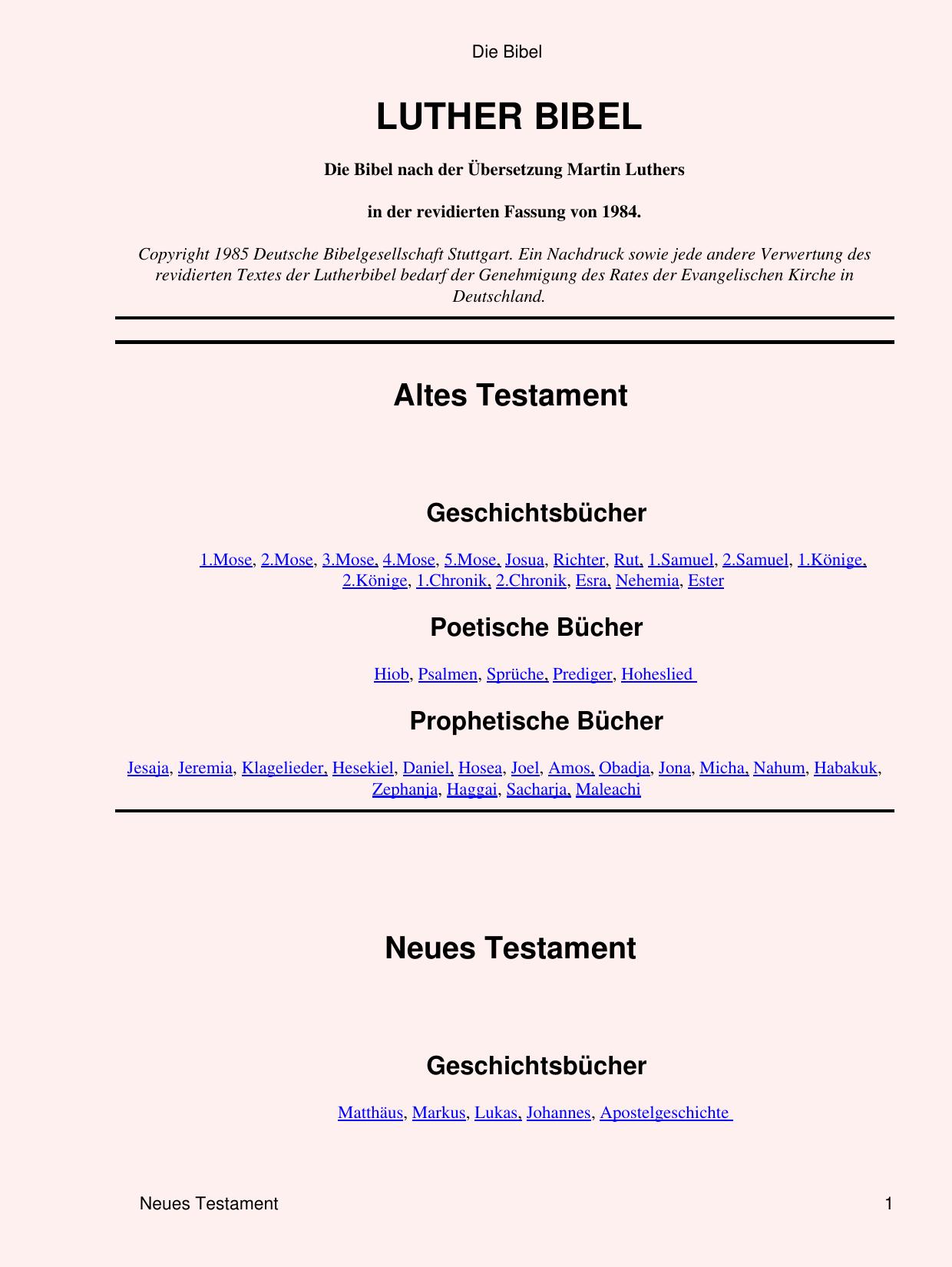 Die Bibel