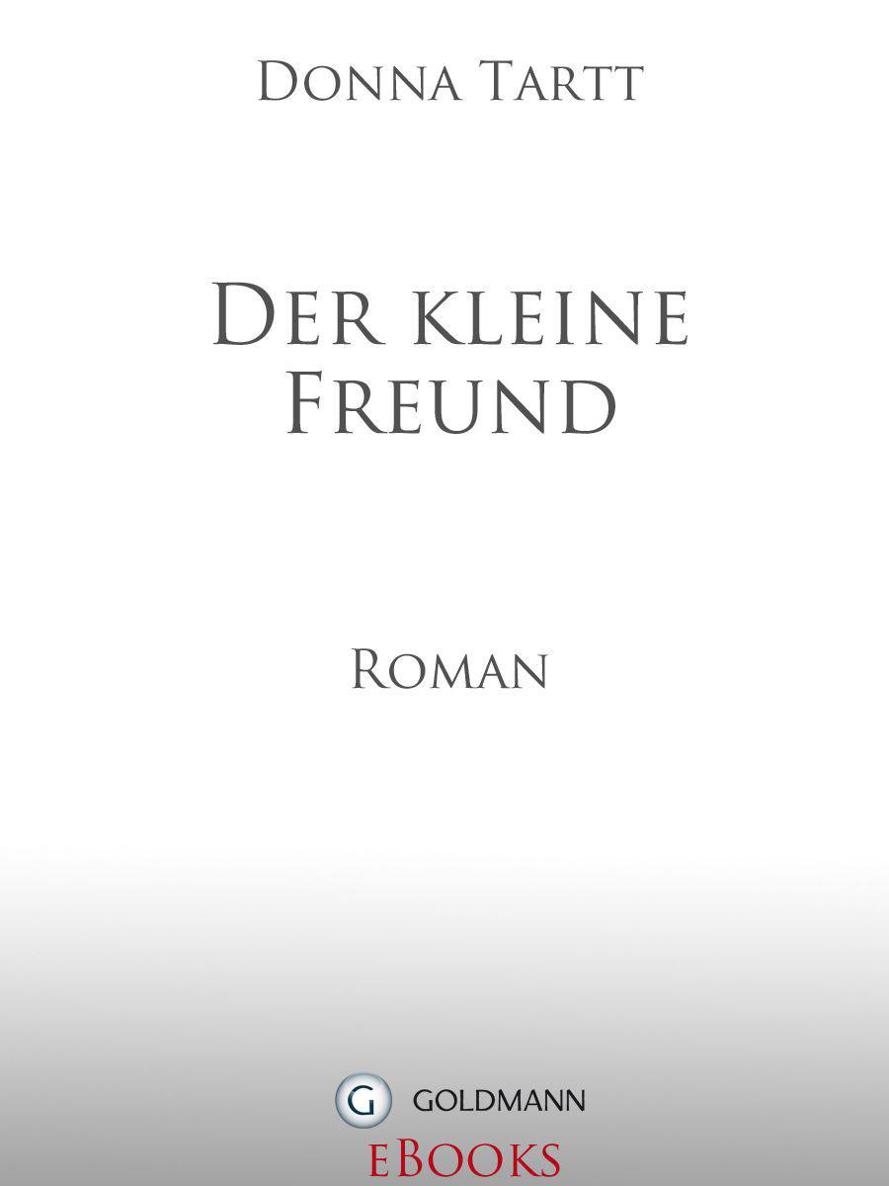 Der kleine Freund: Roman (German Edition)