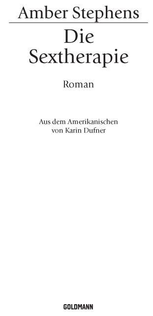 Die Sextherapie: Roman (German Edition)