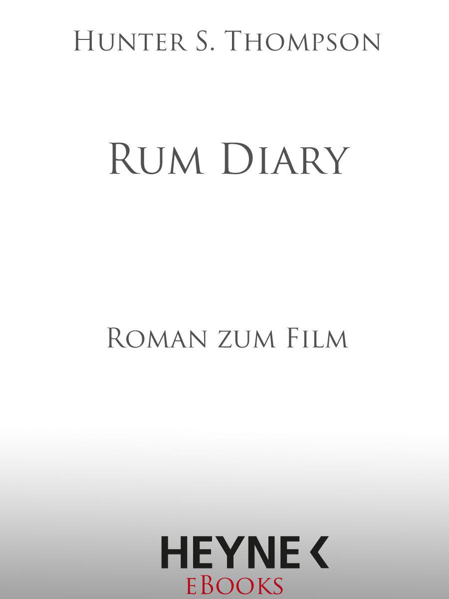 Rum Diary: Roman zum Film (German Edition)