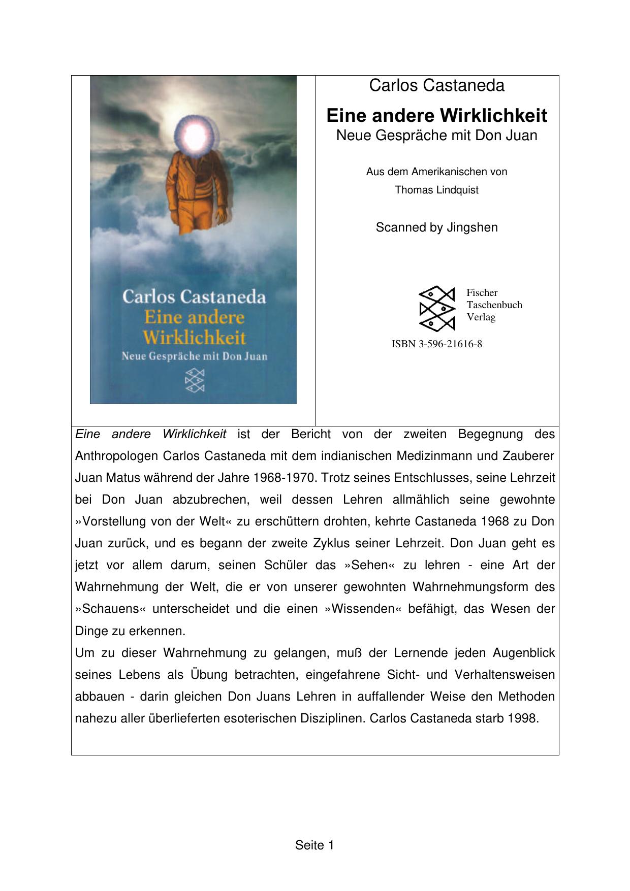 Carlos Castaneda - Eine andere Wirklichkeit.do