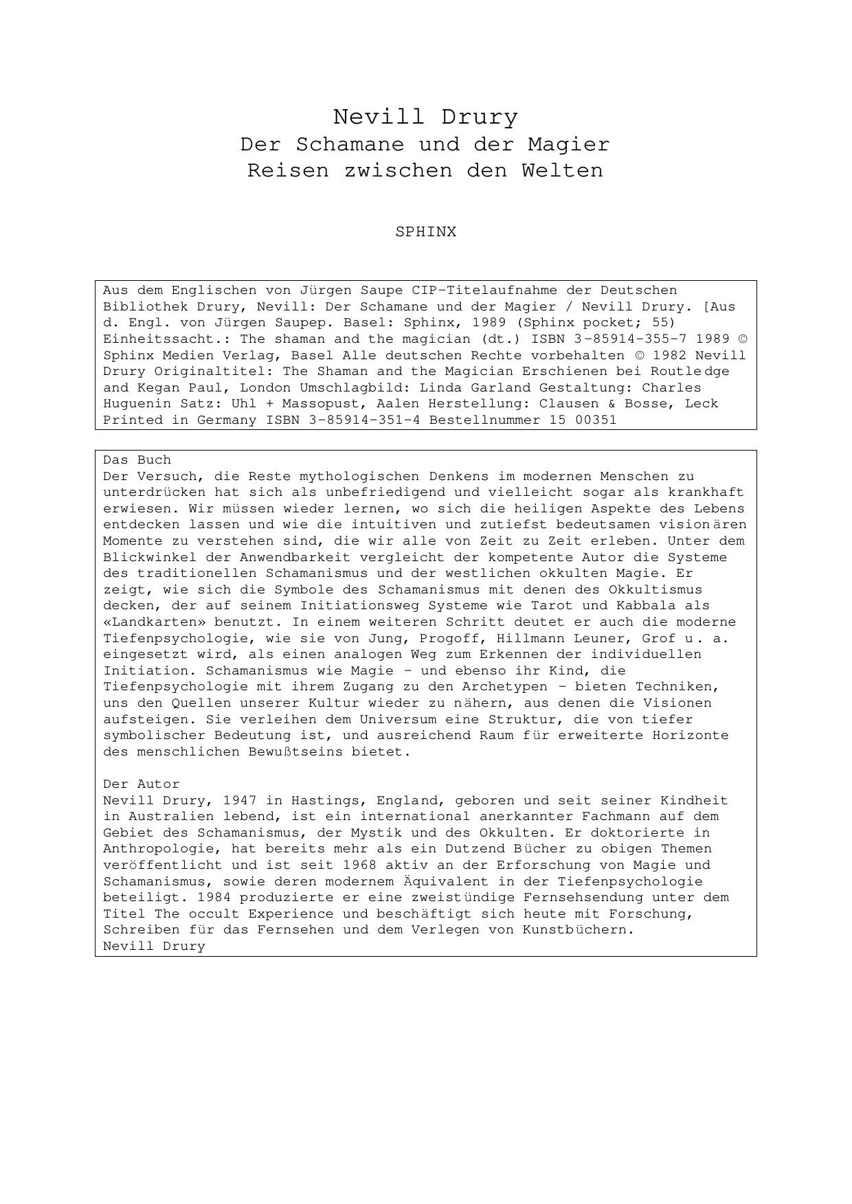 Microsoft Word - Drury - Der Schamane + der Magier.doc
