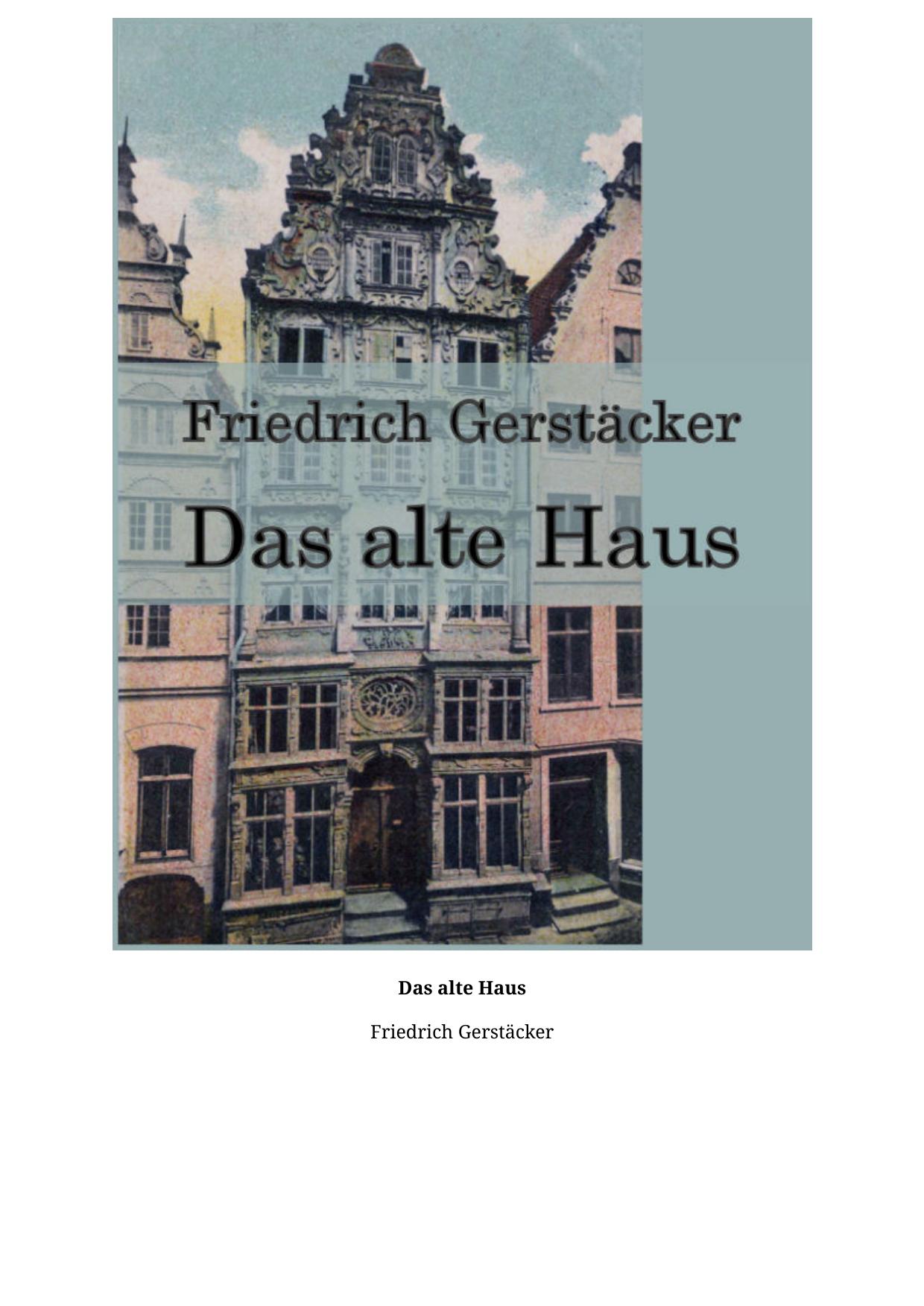 Gerstaecker, Friedrich