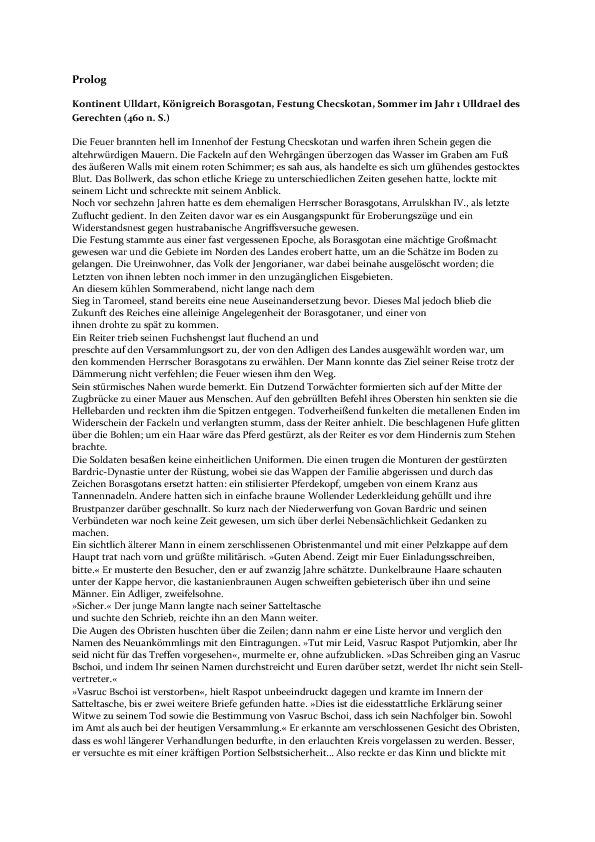 Trügerischer Friede