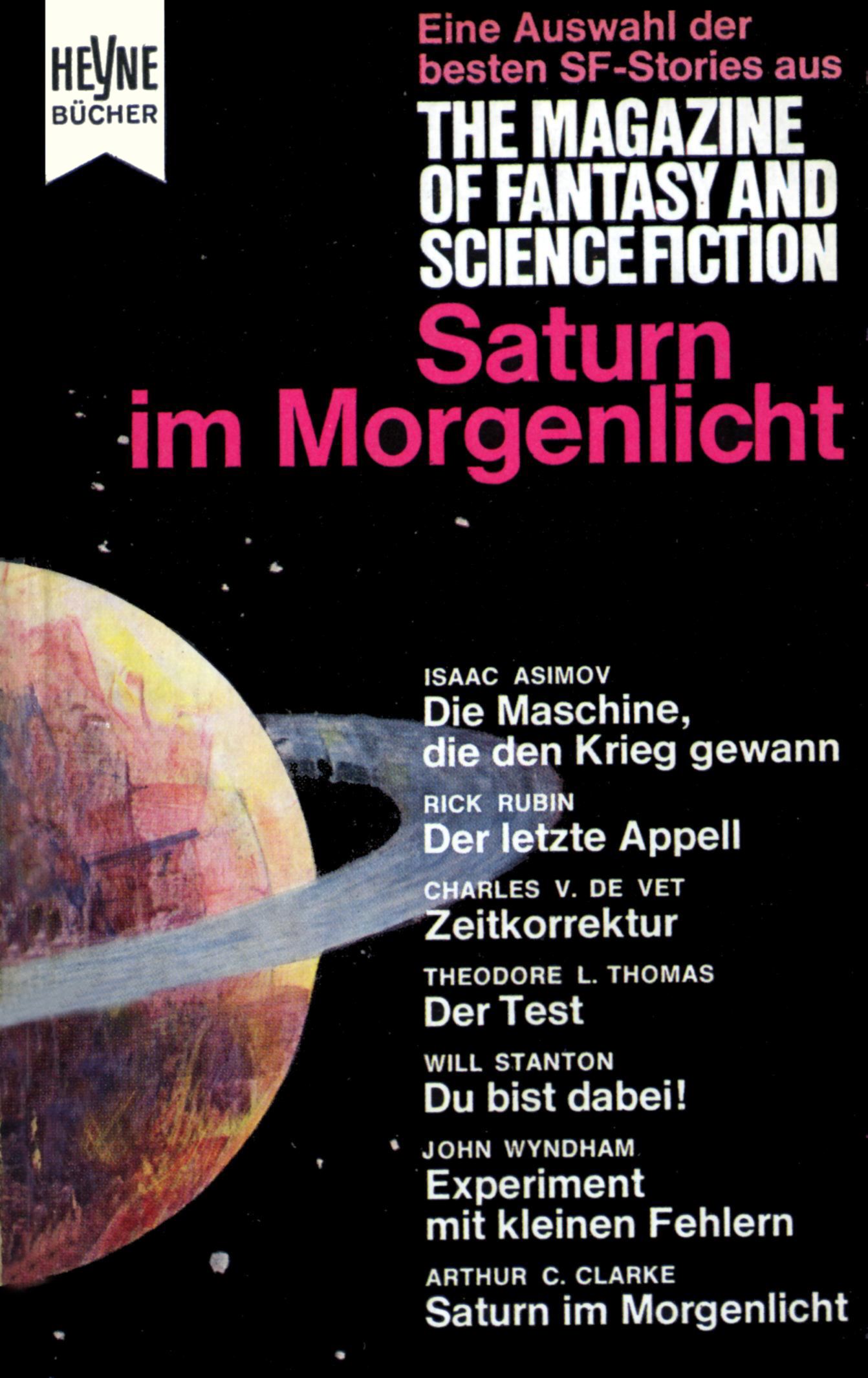 Magazine of Fantasy and Science Fiction 01 - Saturn im Morgenlicht