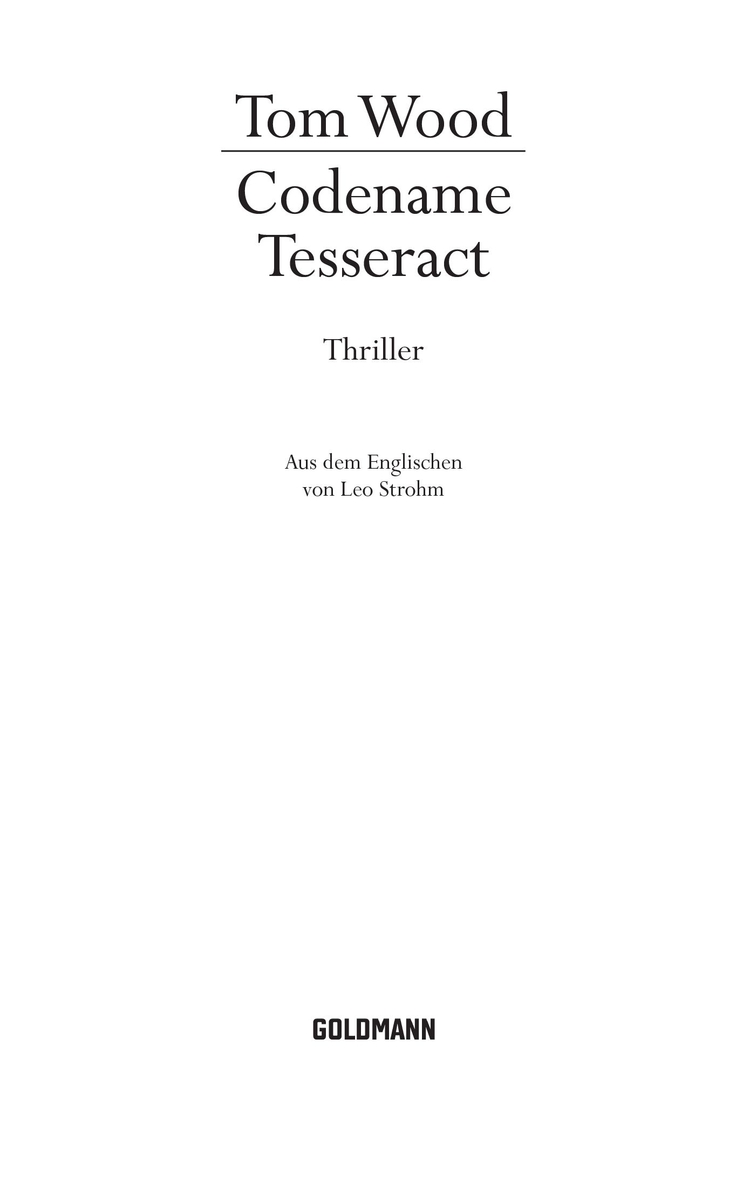 Codename Tesseract - Wood, T: Codename Tesseract - The Killer