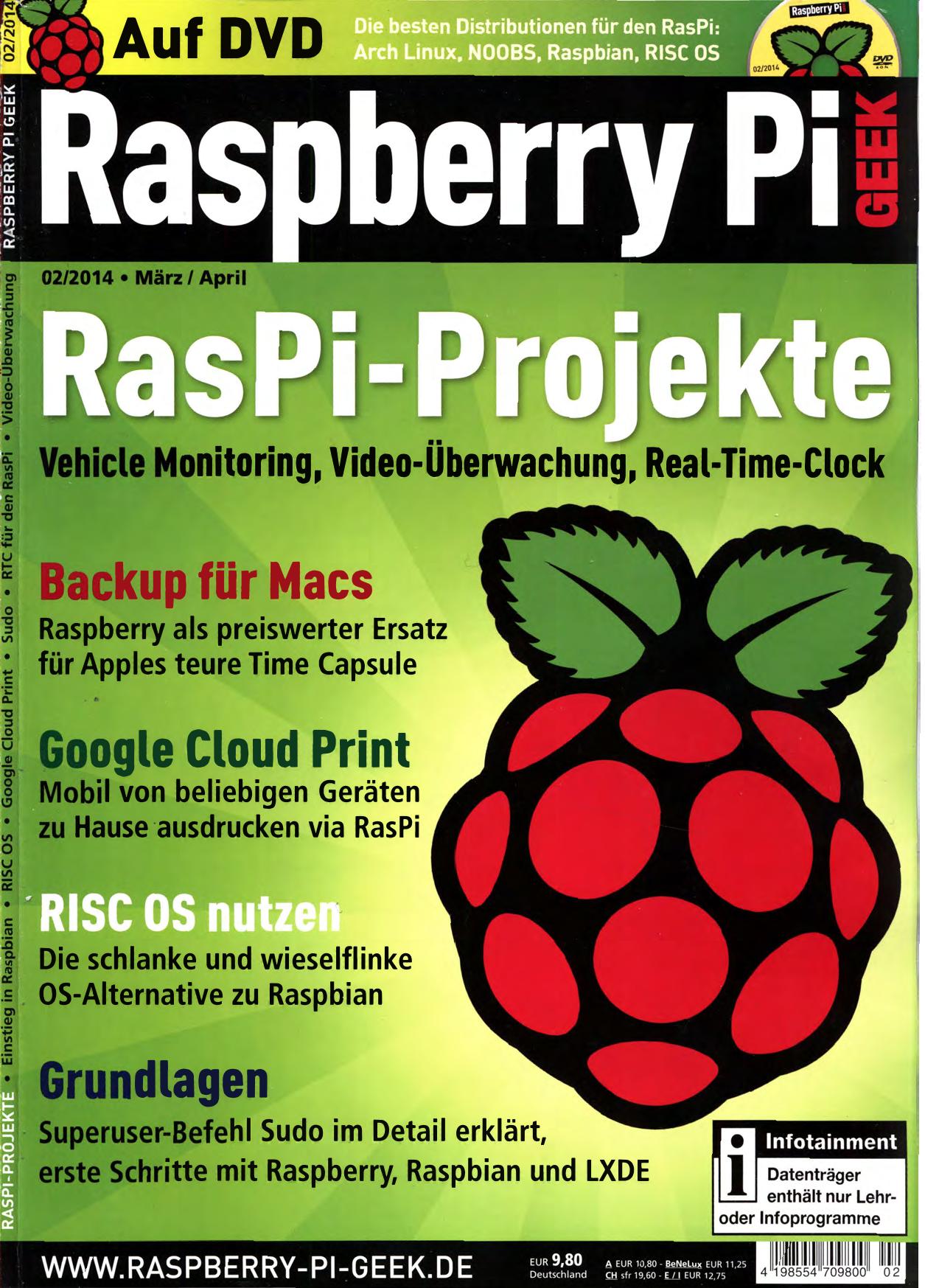 Raspberry Pi Geek 02/2014 - März/April