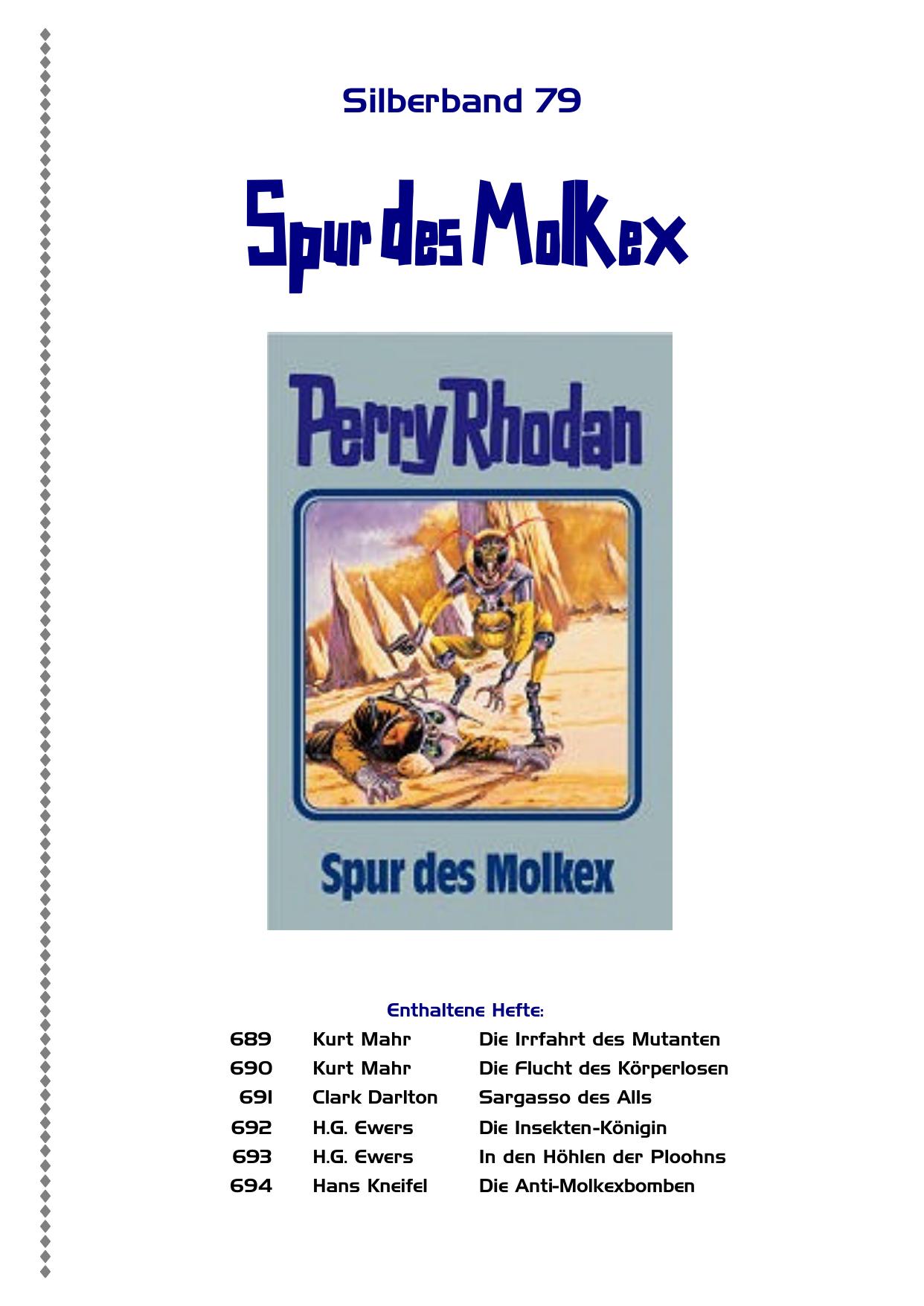Perry Rhodan - Silberband 079 - Spur des Molkex.doc