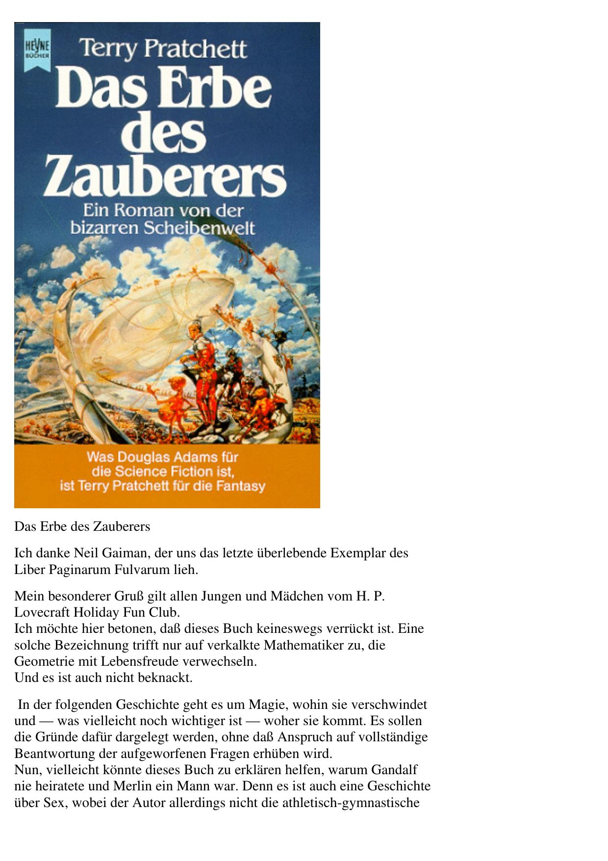 Das Erbe des Zauberers