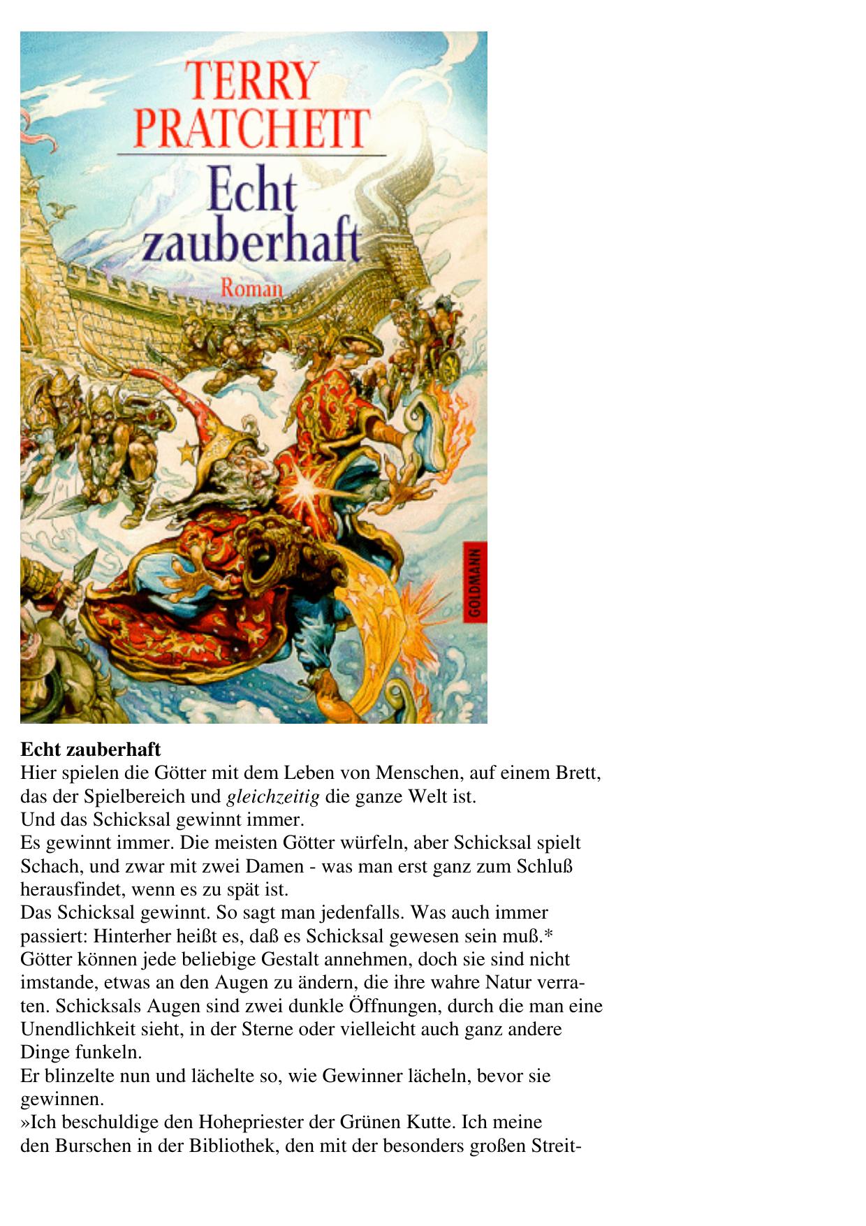 Echt zauberhaft