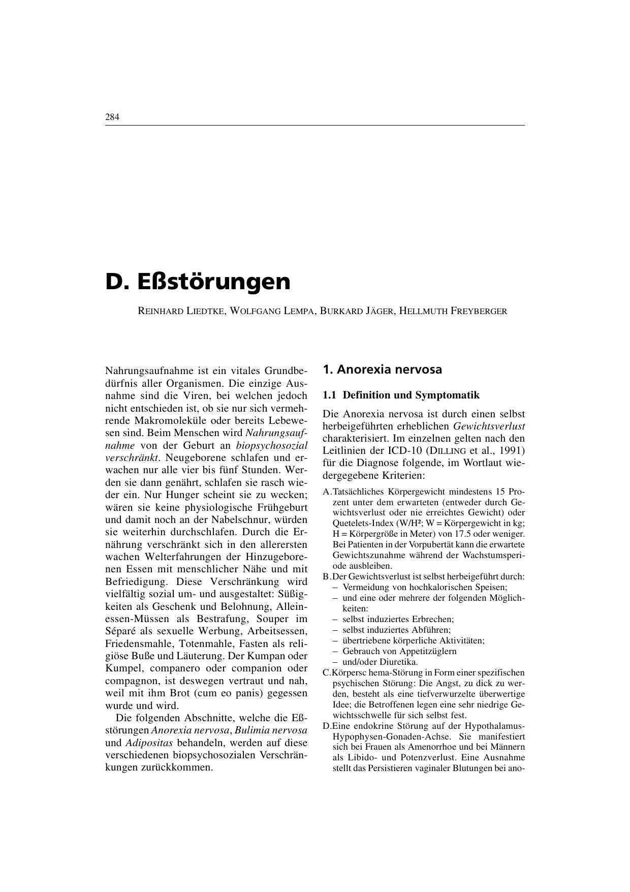 A.-E. Meyer, H. Freyberger, M. v. Kerekjarto, R. Liedtke & H. Speidel (Hrsg.): Jores Praktische Psychosomatik