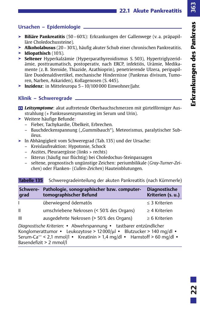 Erkrankungen des Pankreas, der Leber, der Gallenwege