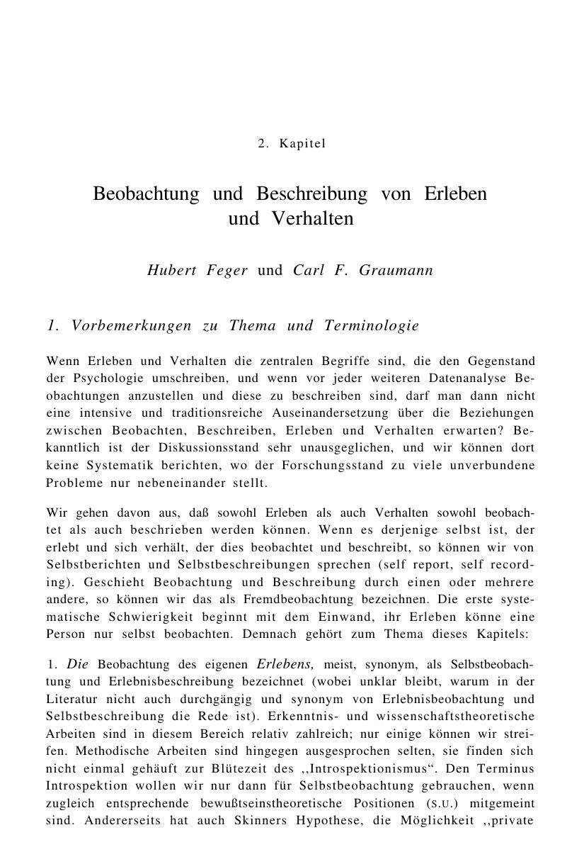 Enzyklopädie der Psychologie. Themenbereich B: Methodologie und Methoden. Serie I: Forschungsmethoden der Psychologie. Band 2: Datenerhebung