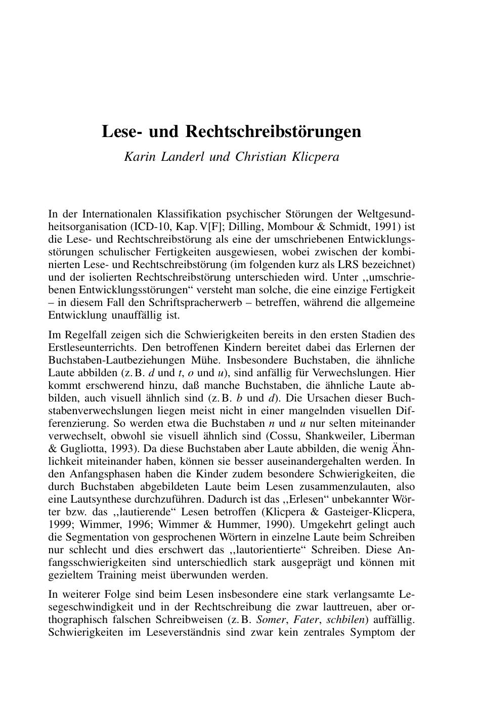 F. Petermann (Hrsg.): Fallbuch der Klinischen Kinderpsychologie und -psychotherapie