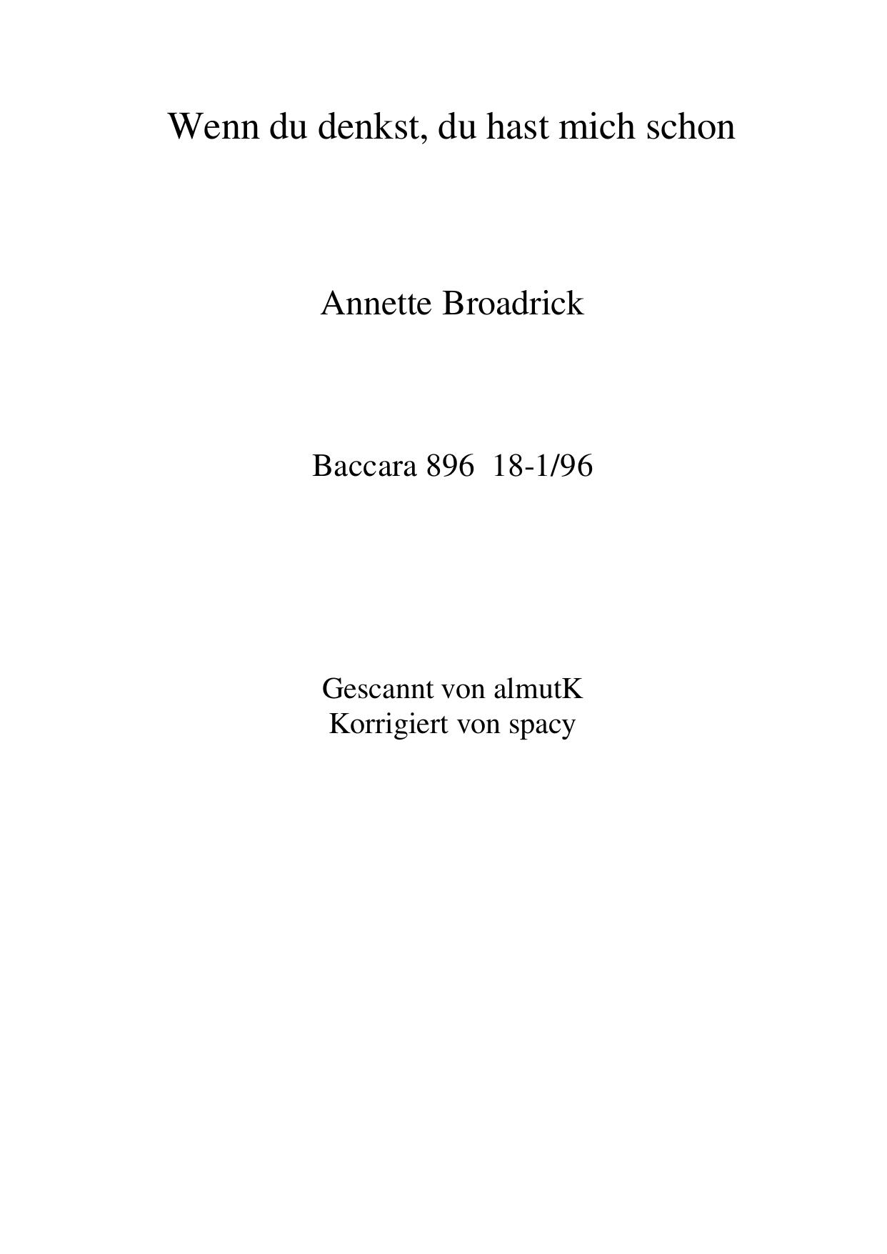 baccara 0896 - Wenn du denkst, du hast mich schon.doc