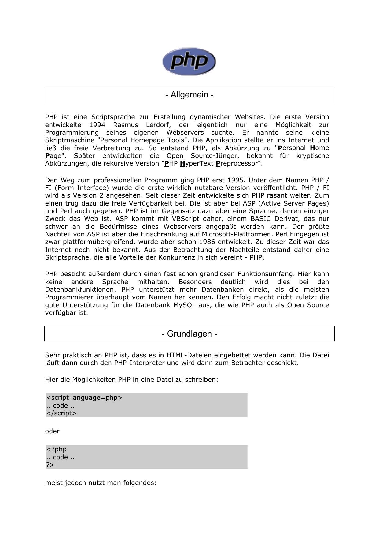 Microsoft Word - PHP-überarbeitung.doc