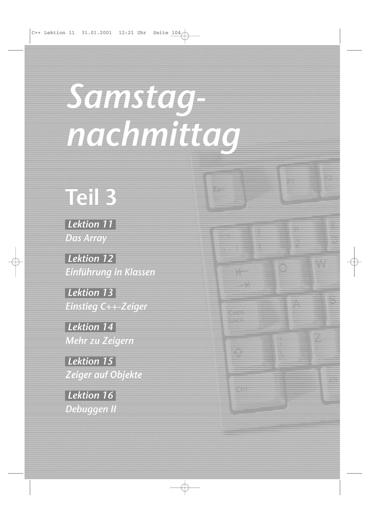 C++ Lektion 11