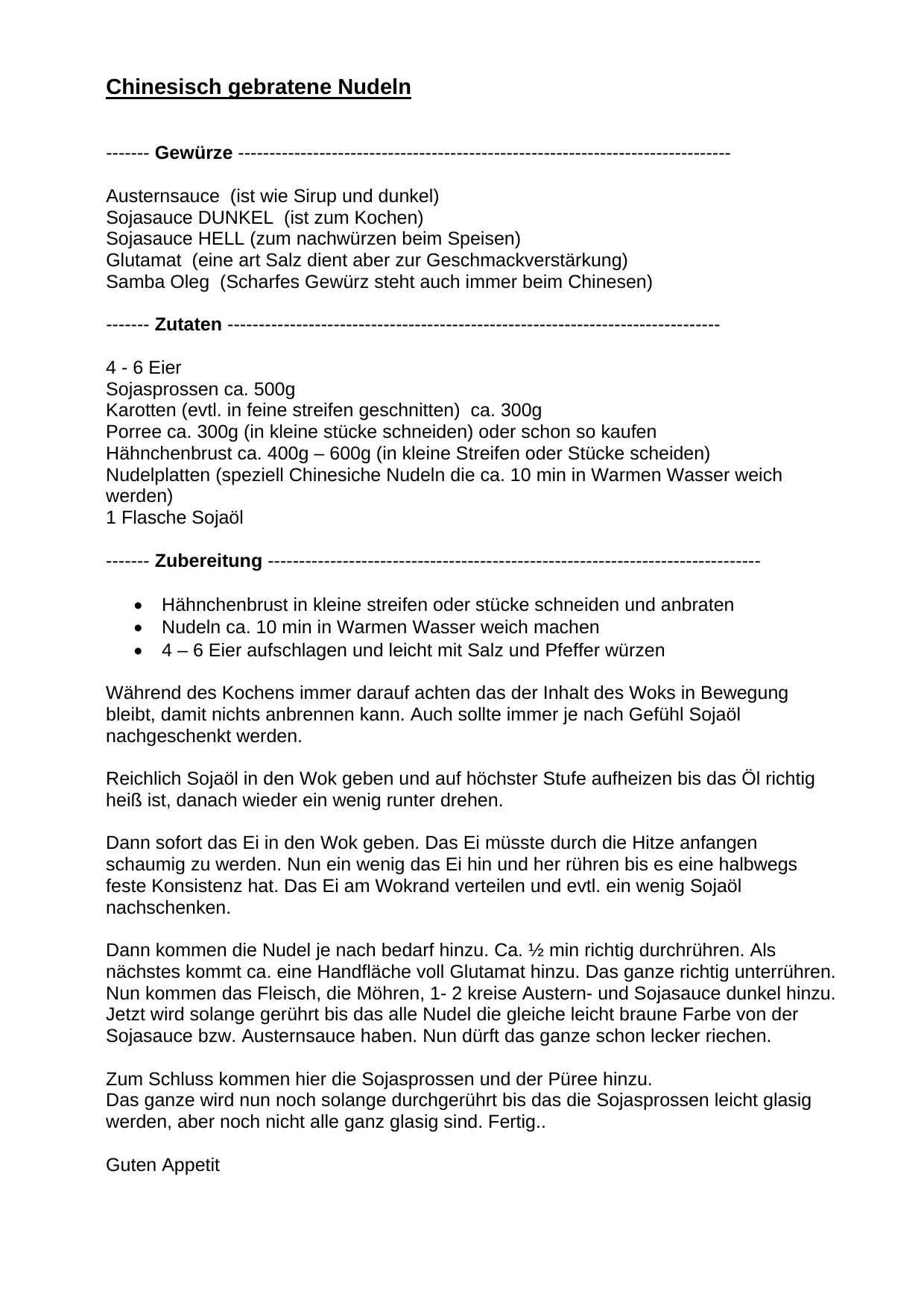 Microsoft Word - Chinesisch gebratene Nudeln.doc