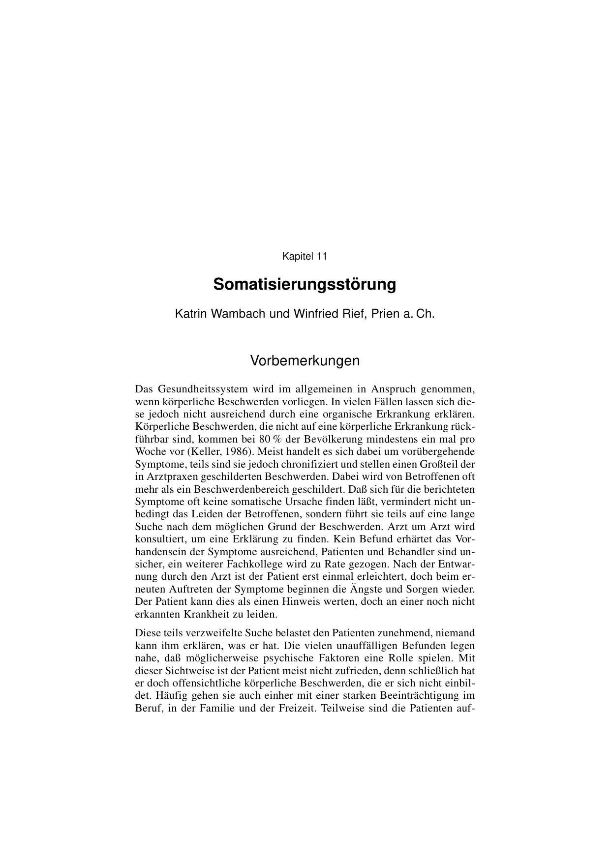 H. Reinecker (Hrsg.): Fallbuch der Klinischen Psychologie