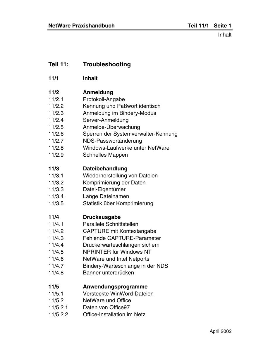 Troubleshooting