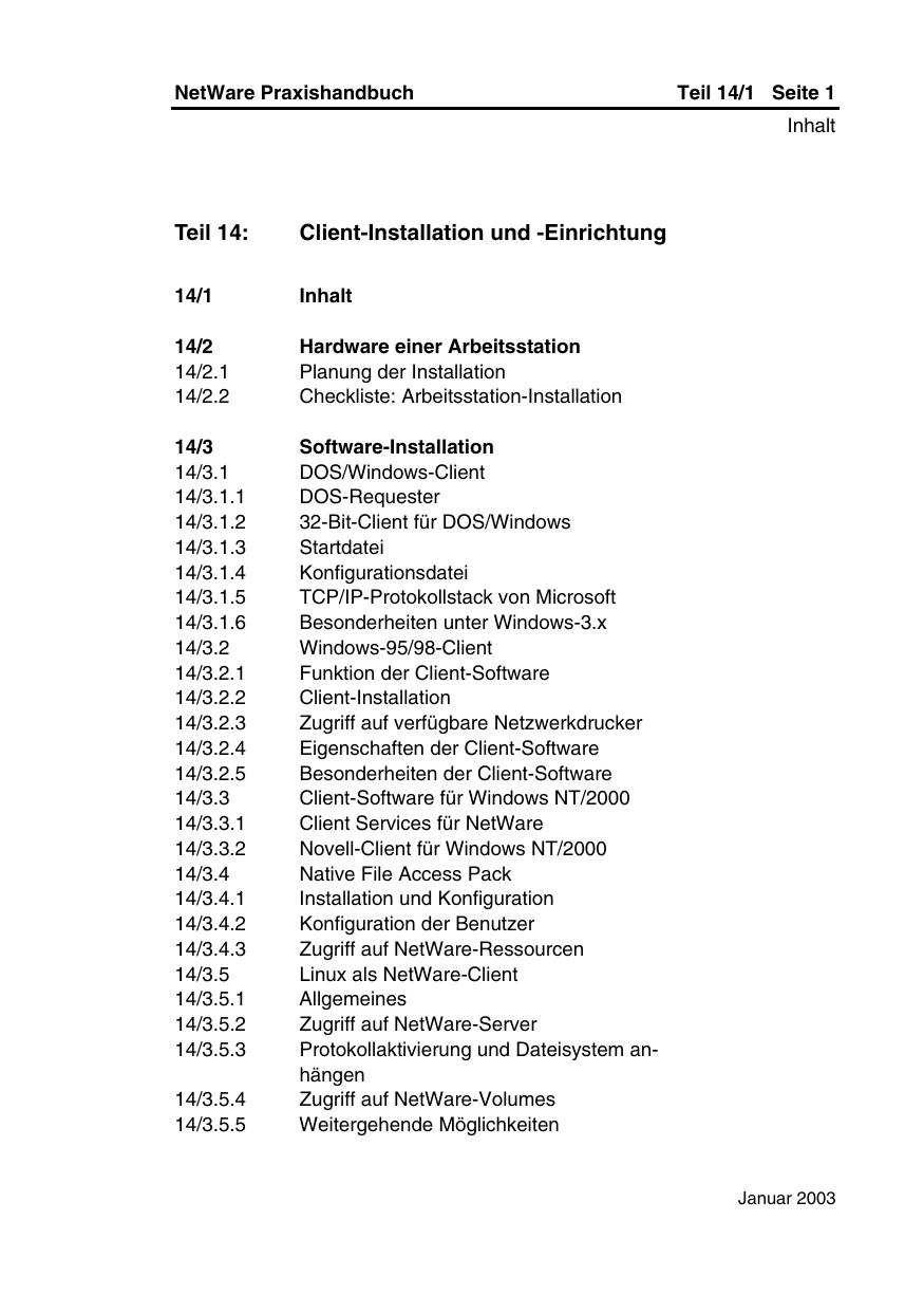 Client-Installation und -Einrichtung